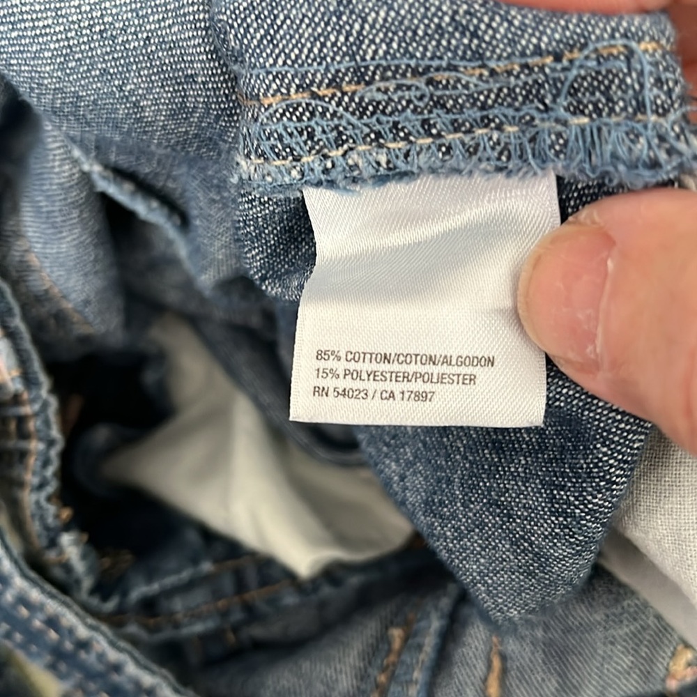 ๐ 2/$15 Old Navy Girls Denim Overalls-2T - Picture 7 of 9